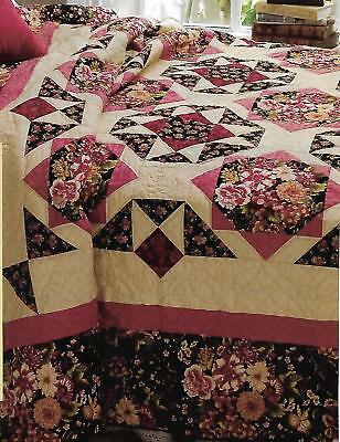 Roses Among the Stars Quilt quilting pattern instructions