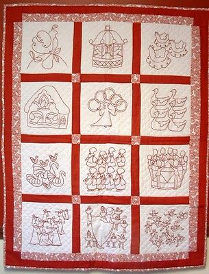 Twelve Days of Christmas - Betty Alderman - Quilt Pattern
