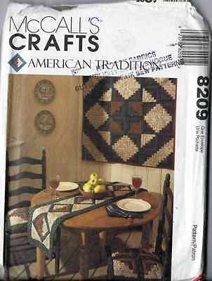 QUILT PATTERNS Table RUNNER Mat CHAIR CUSHION Apron WALL HANGING Quilt 0407