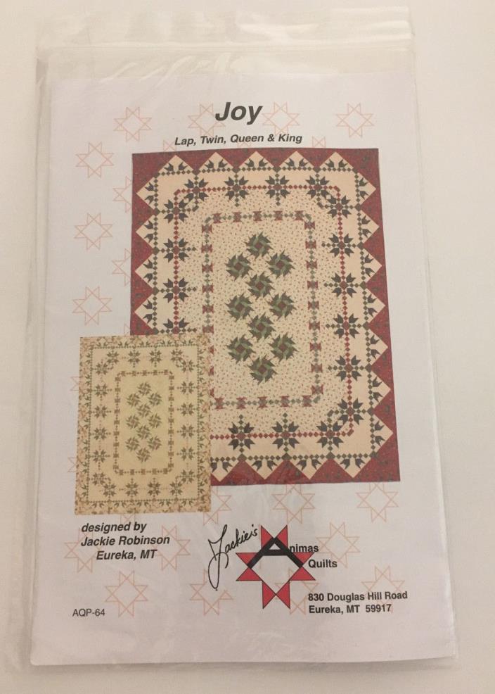 Joy Quilt Pattern Jackies Animas Quilts AQP-64 NEW