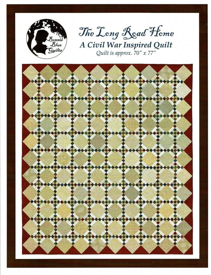 The Long Road Home, pattern from Bonnie Blue Quilts, Civil War theme, 70