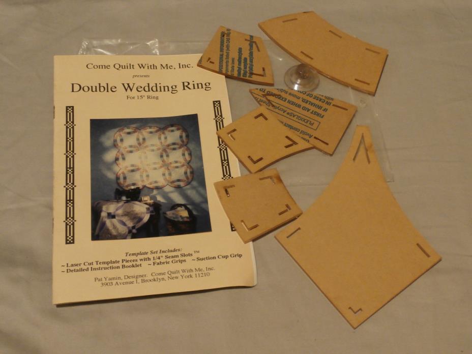 NOS Double Wedding Ring Quilt Template Set 15