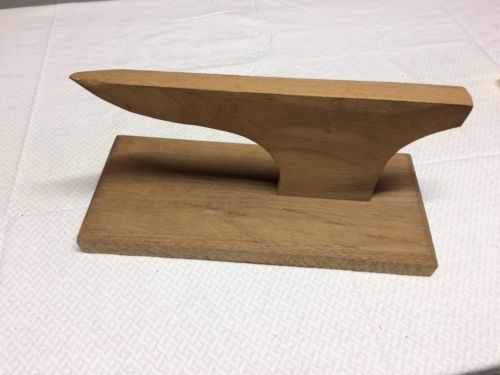 Vintage Handmade Presser & Pounding Block Wood Sewing-Craft tool board