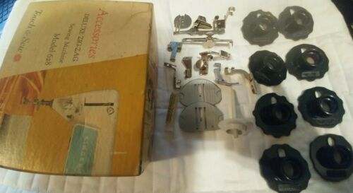 Singer Touch & Sew Deluxe  Sewing Machine Accessories Model 628 8 Discs