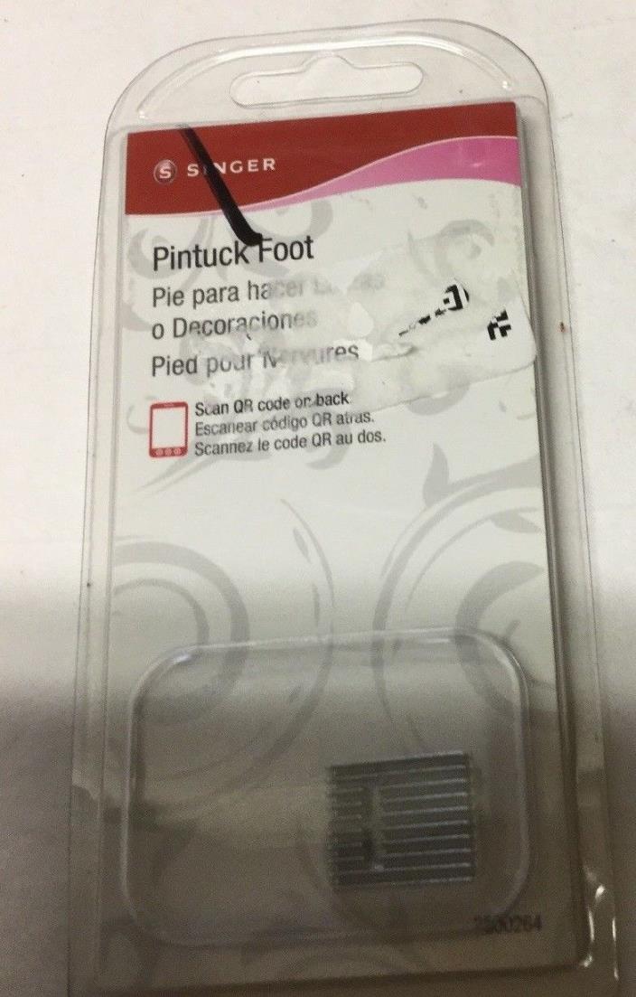 PINTUCK PRESSER FOOT ATTACHMENT SINGER- New in the Blister pack