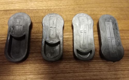 Lot Of 4 -  Vintage KENMORE Templates for Buttonhole Attachment 60766