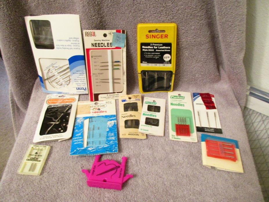 sewing needles machine and hand lot stk1234