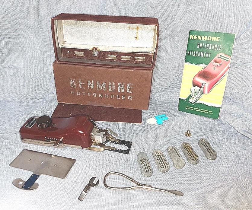 Kenmore 60706 Button Hole Attachment kit, vintage, instructions included