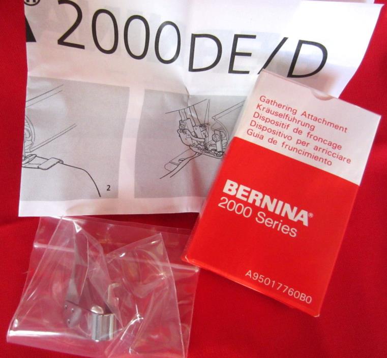 NIB Bernina Bernette Serger Gathering Attachment A95017760B0 2000 De /D NOS