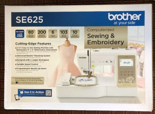 Brother SE625 Computerized Sewing and Embroidery Machine Brand New sealed