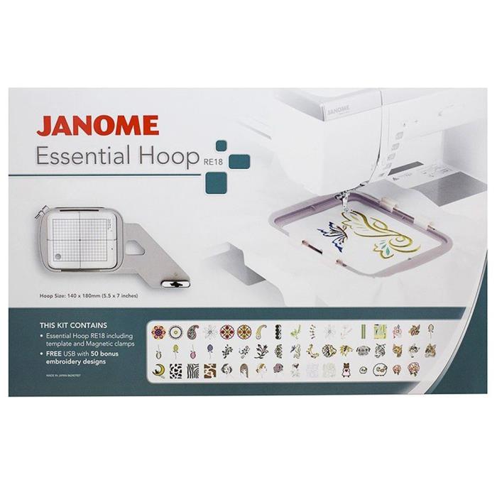 Janome RE18 Essential Embroidery Machine Hoop for Horizon 15000, 14000, 12000 !!