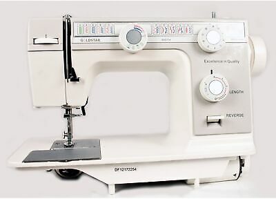 Goldstar Flat Bed Sewing Machine With Bonus Carrying Case/ Base