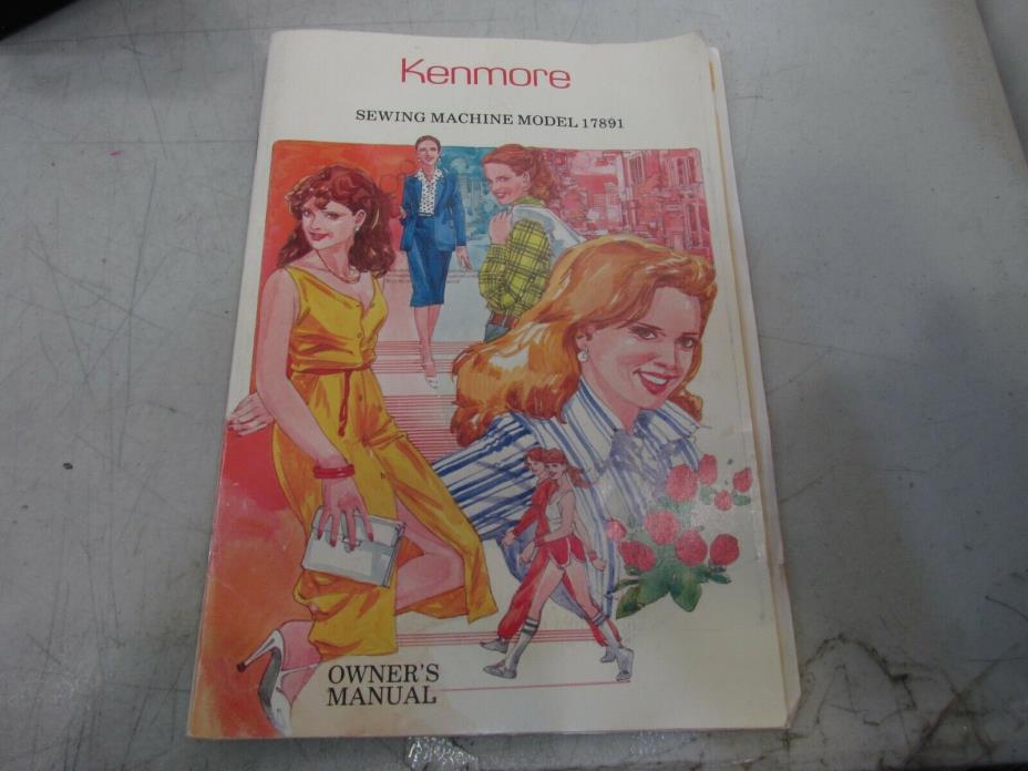 Kenmore Sewing Machine 158.1789180 original manual