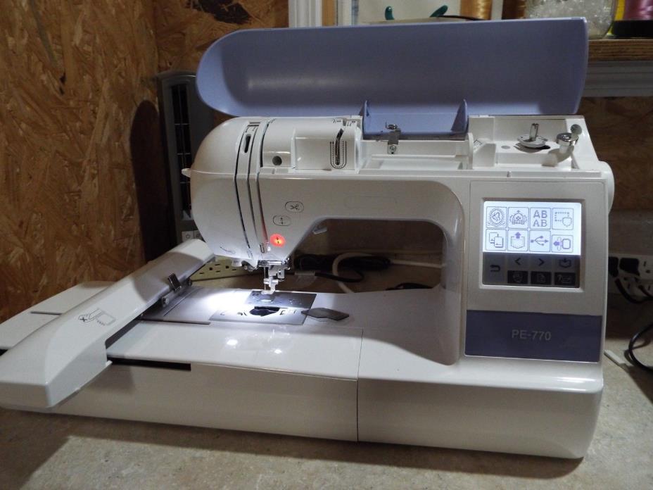 Brother PE770 Computerized Sewing Machine(embroidery Machine)