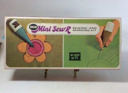 Vintage Salem Mini Sew’R Sewing & Marking Kit Ruffle Maker NIB As SeenTV I605