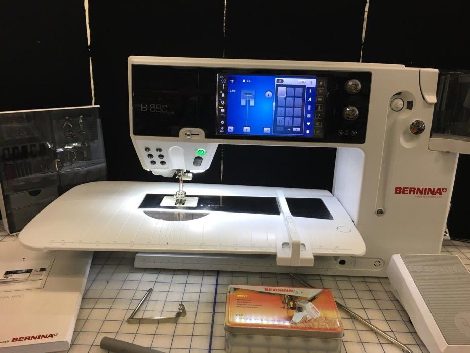Bernina 880 Sewing Machine and Embroidery Unit