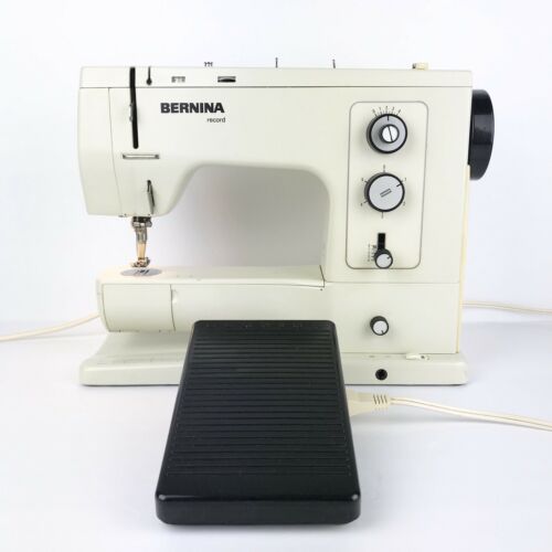 Bernina 830 Record Sewing Machine With Foot Pedal and Power Cord