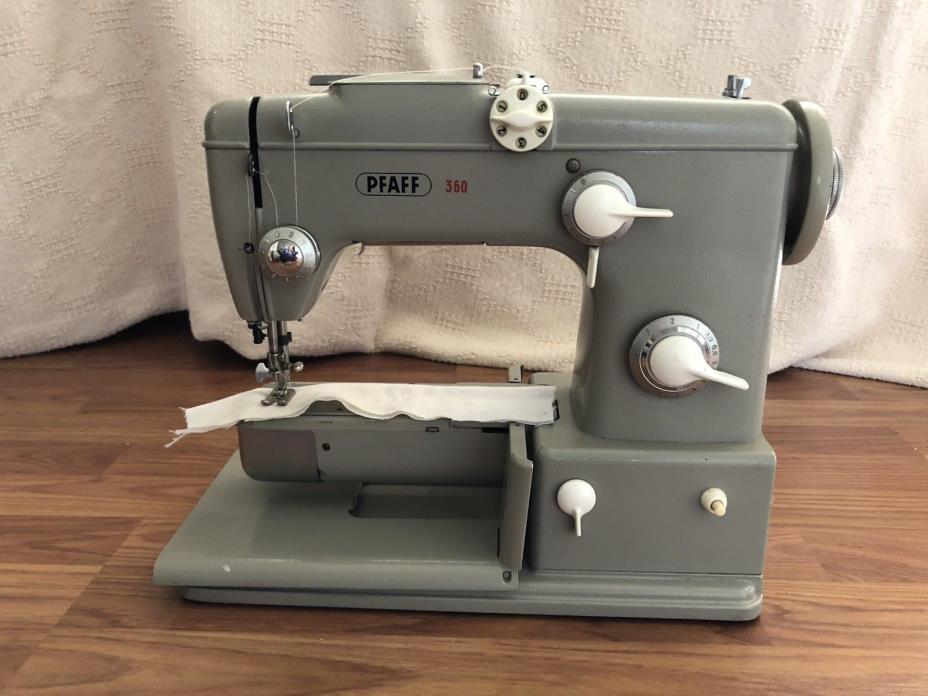 PFAFF VINTAGE AUTOMATIC SEWING MACHINE, MADE IN GERMANY, MODEL 360 - 261