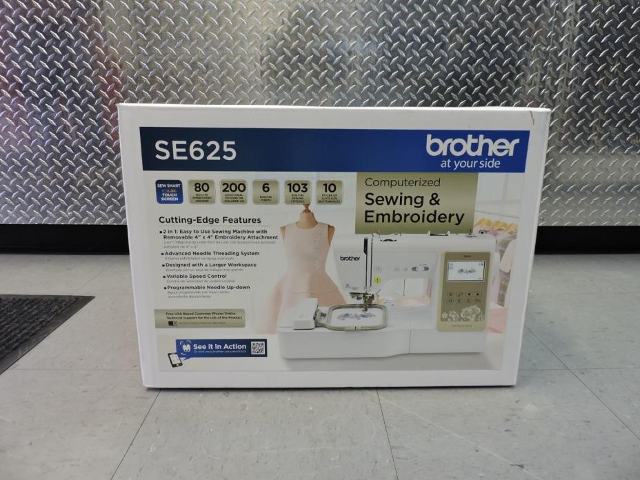 Brother SE625 Computerized Sewing and Embroidery Machine Brand New sealed