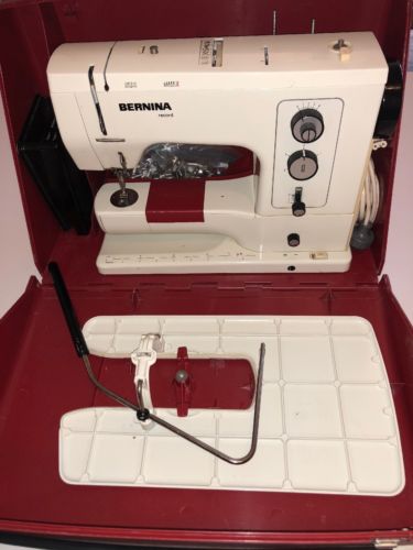 Bernina Record Electronic 830 Sewing Machine W/ Original Extras -WORKS P