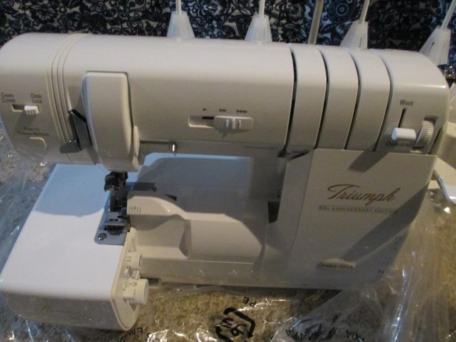 Babylock Baby Lock Triumph Serger NEW in box BLETS8 anniversary edition limited
