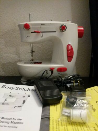 Easy Stitcher Table Top Portable Sewing Machine, Great For Beginners or Travel.