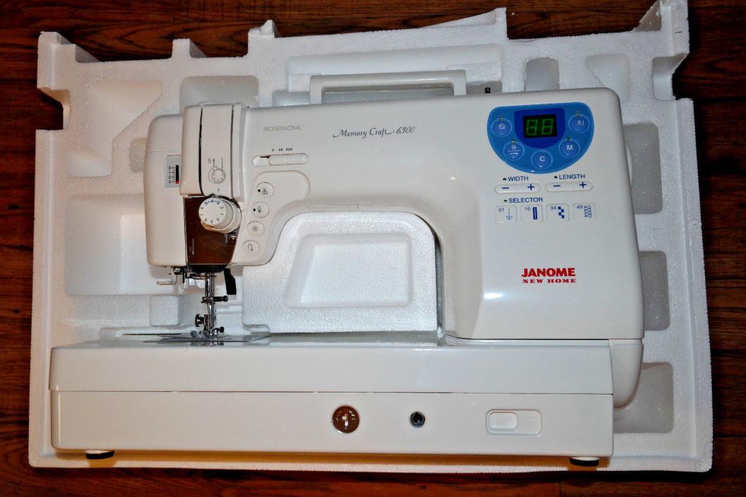 Janome Memory Craft 6300P Sewing Machine