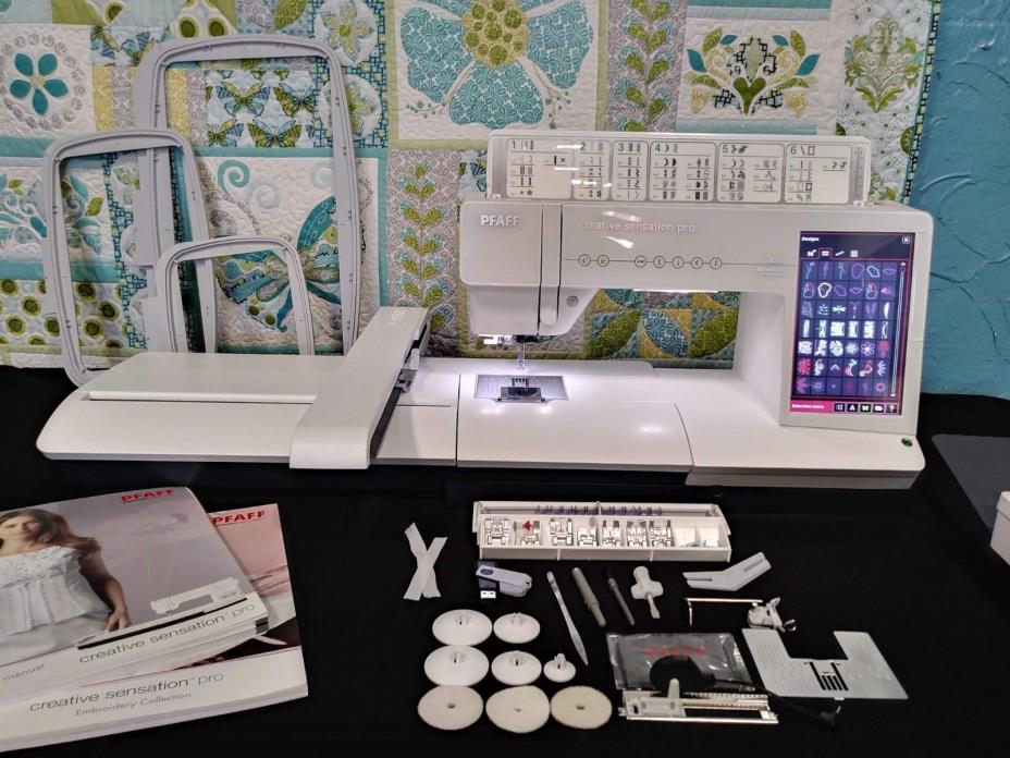 Pfaff Creative Sensation Pro Sewing and Embroidery machine