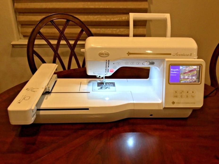 Babylock Adventura II sewing/embroidery machine with minimal use!
