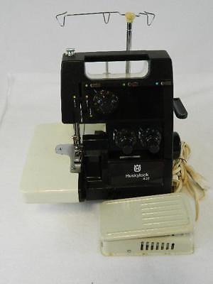 VINTAGE Huskylock 431 Serger - Viking Husqvarna w/Accessories - Great Condition