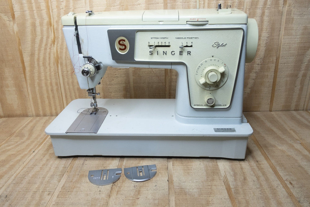 Light Green Singer Sewing Machine Stylist Special Zig-Zag Model 418  Parts Only