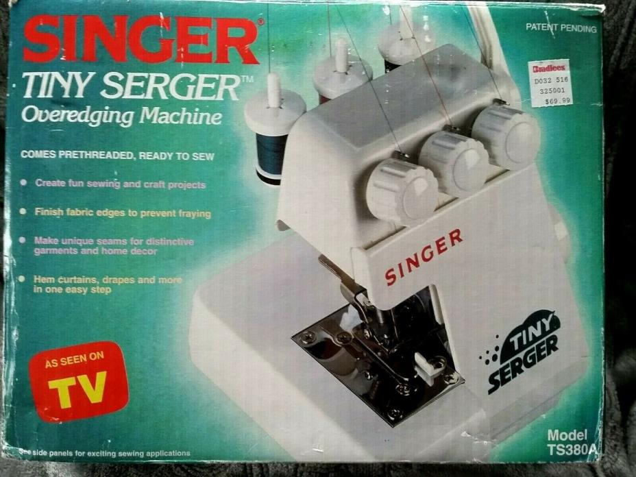 Singer Tiny Serger Model TS380A  Small Serger