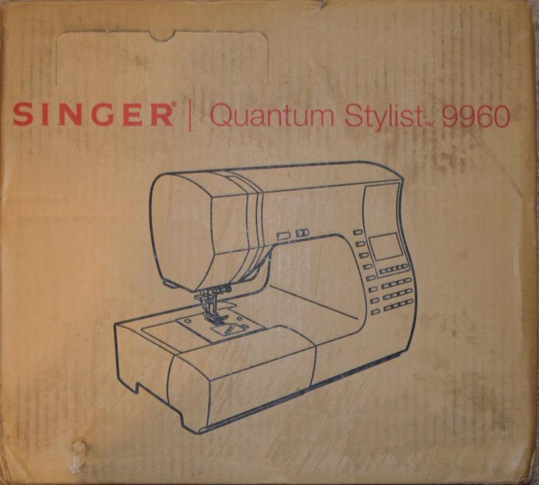 New Singer Quantum Stylist 9960 Computerized Portable Sewing Machine