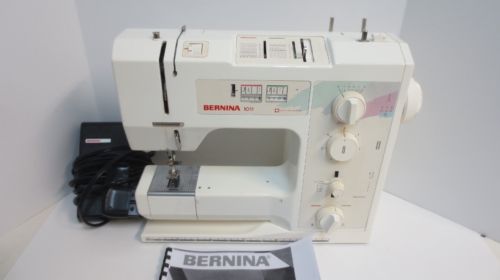 Bernina 1011 Sewing Machine with Foot Control and User Manual