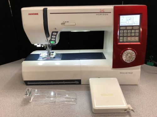 JANOME HORIZON MEMORY CRAFT 7700 QCP SEWING MACHINE