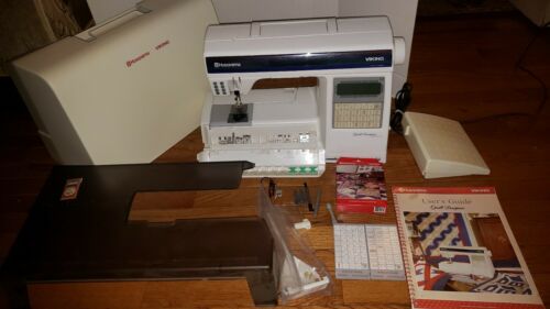 Husqvarna Viking Quilt Designer Sewing and Quilting Machine with extras