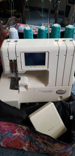 Janome Memory Craft Compulock Sewing Machine Model 888