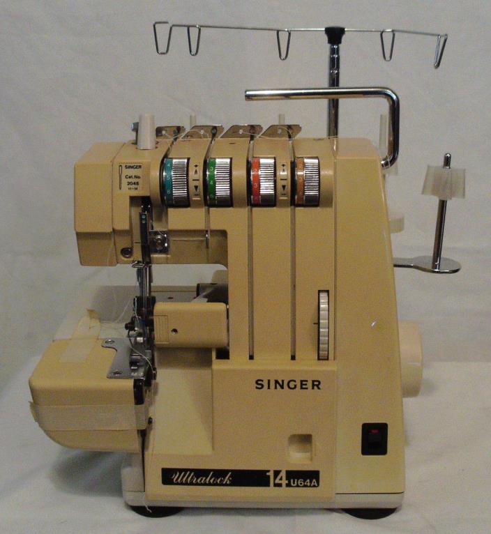 Singer Ultralock Serger 14U64A No Pedal No Cord Untested Very Clean