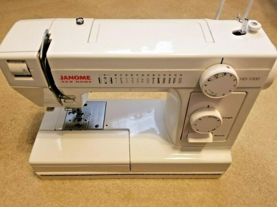 Janome Sewing Machine Model Heavy Duty HD-1000
