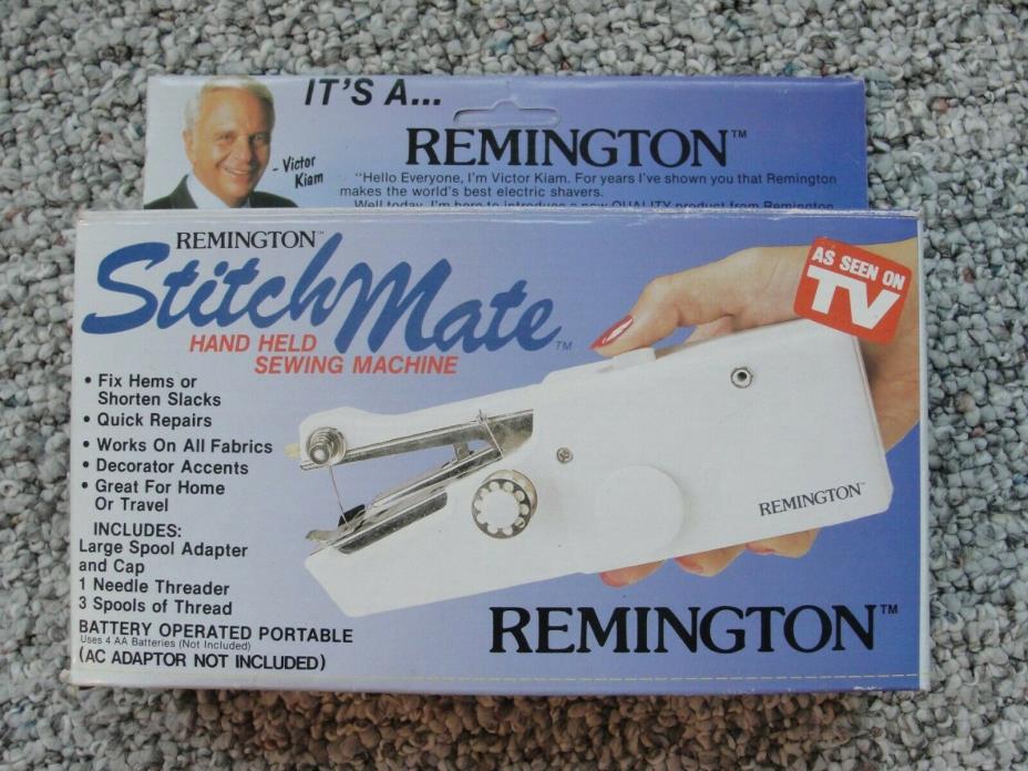 Vintage Remington StitchMate Handheld Sewing Machine