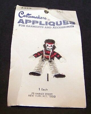 Vintage Clown Applique Patch A359 Costumakers 1.5