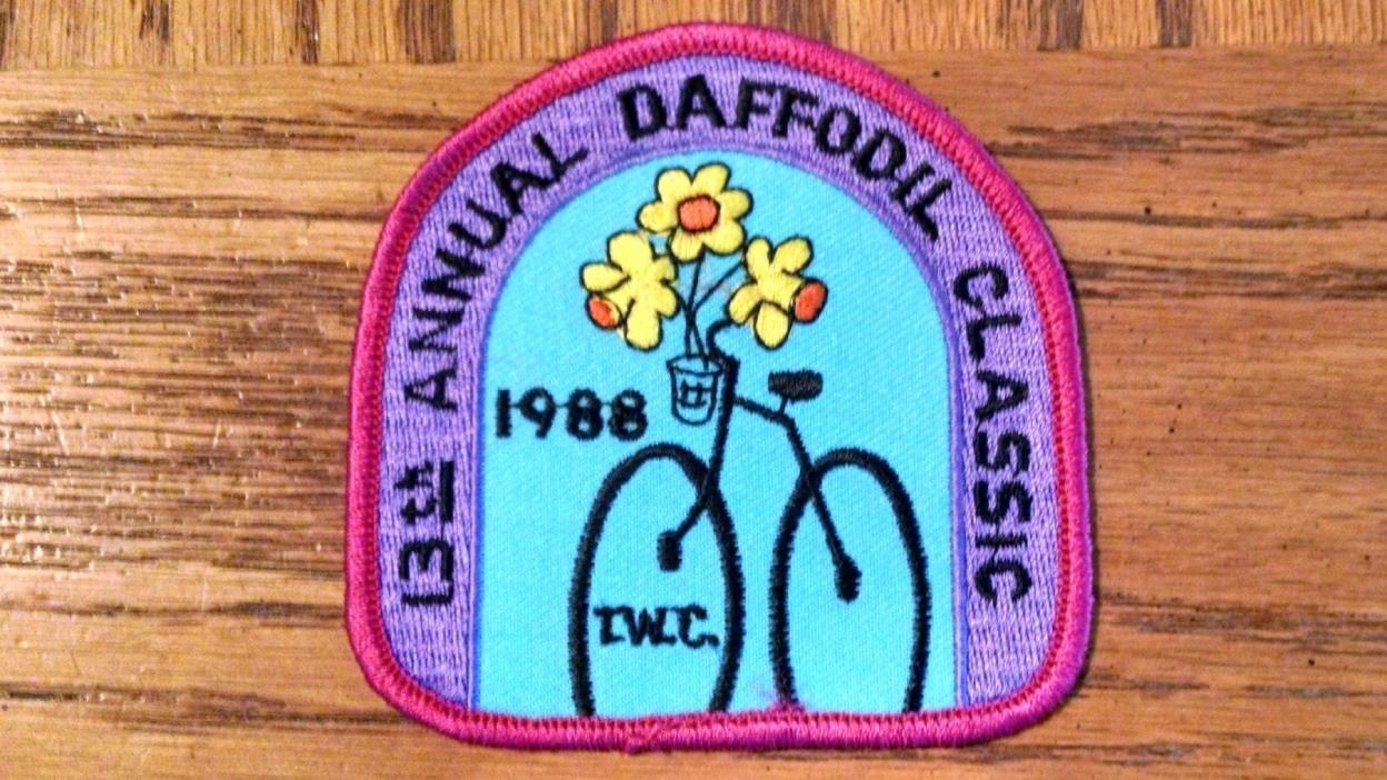 T.W.C. 1988 13th Annual Daffodil Classic Sewing Patch