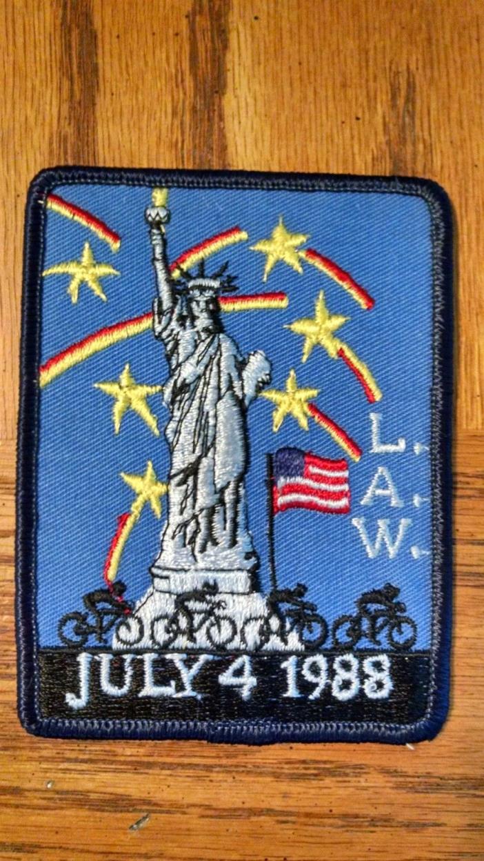 L.A.W. 1988 July 4, 4th of July Sewing Patch