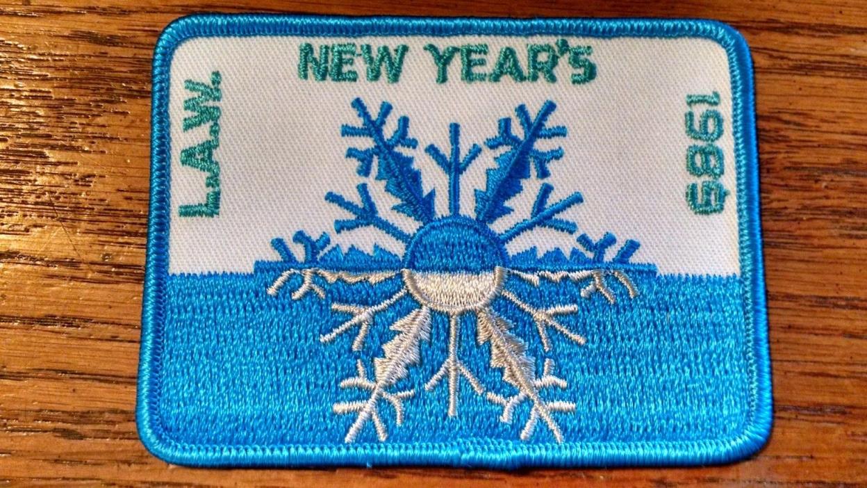 L.A.W. 1989 New Year's Sewing Patch