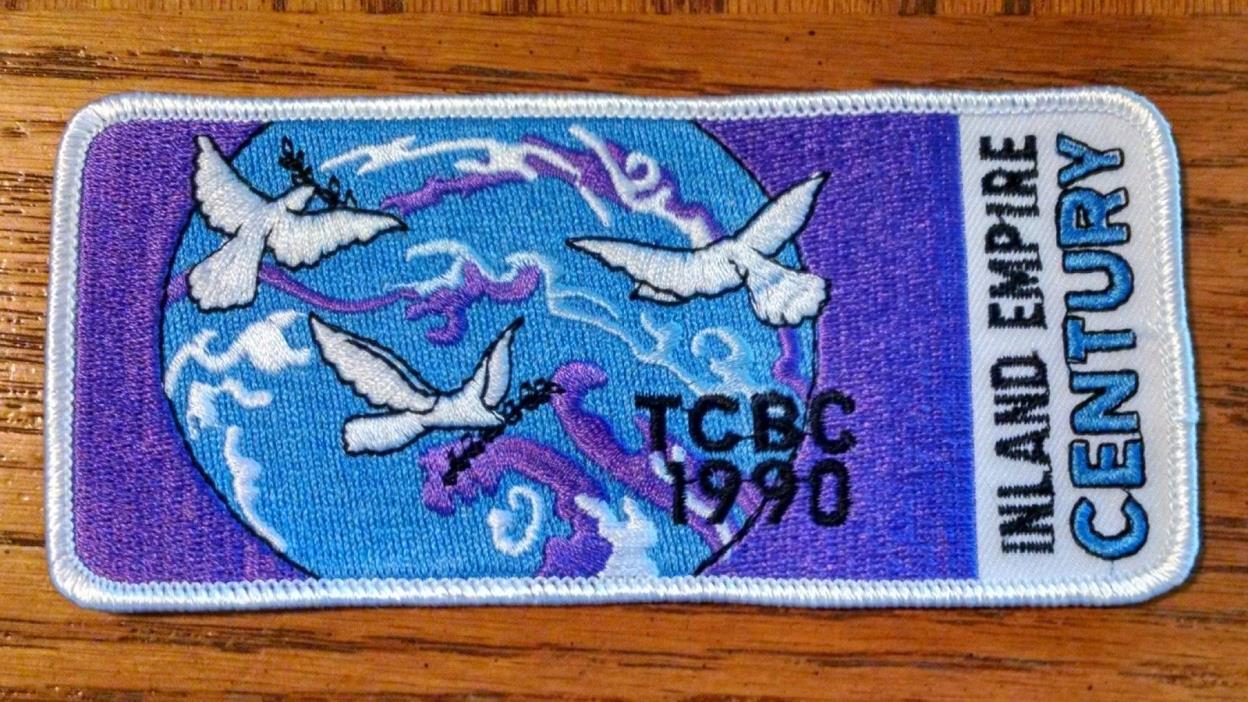 TCBC 1990 Inland Empire Century Sewing Patch