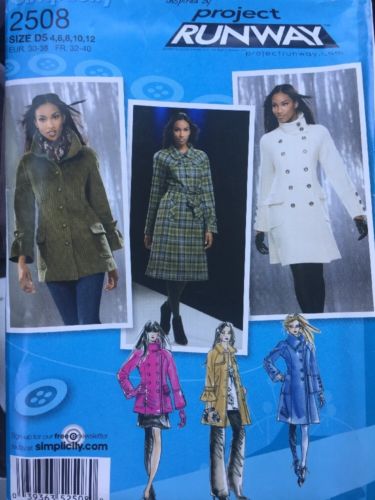 New SIMPLICITY 2508 Sewing Pattern 4 6 8 10 12 Winter Coat in 2 Length & Jacket