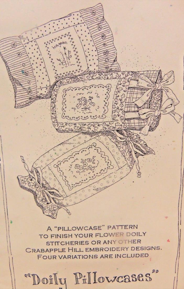 Crabapple Hill DOILY PILLOWCASES