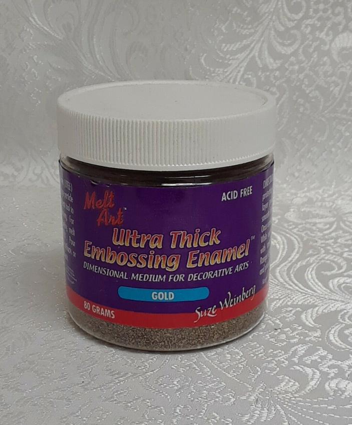 MELT ART -  - ULTRA THICK EMBOSSING ENAMEL - GOLD - 80 GRAMS - NEW