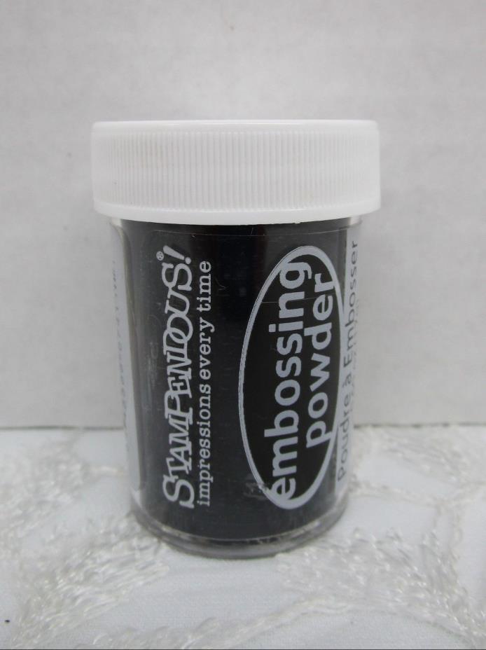 Stampendous Embossing Powder Detail Black Opaque DP111