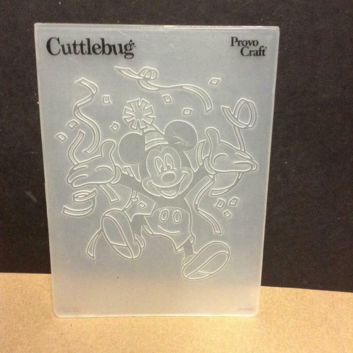 Cuttlebug  RETIRED DISNEY PARTY MICKEY MOUSE 4.25